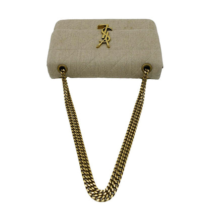 Saint Laurent Jamie Beige Shoulder Bag