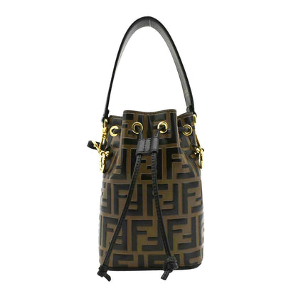 Fendi Mon Tresor Leather Brown Crossbody Style 3