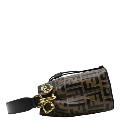 Fendi Mon Tresor Leather Brown Crossbody Style 3