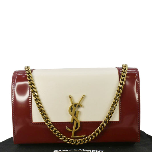 Saint Laurent Kate Leather Red Shoulder Bag Style 10