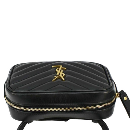 Saint Laurent Lou Leather Black Crossbody Style 32