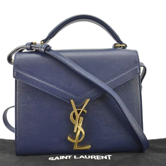 Saint Laurent Cassandra Leather Red Shoulder Bag Style 13