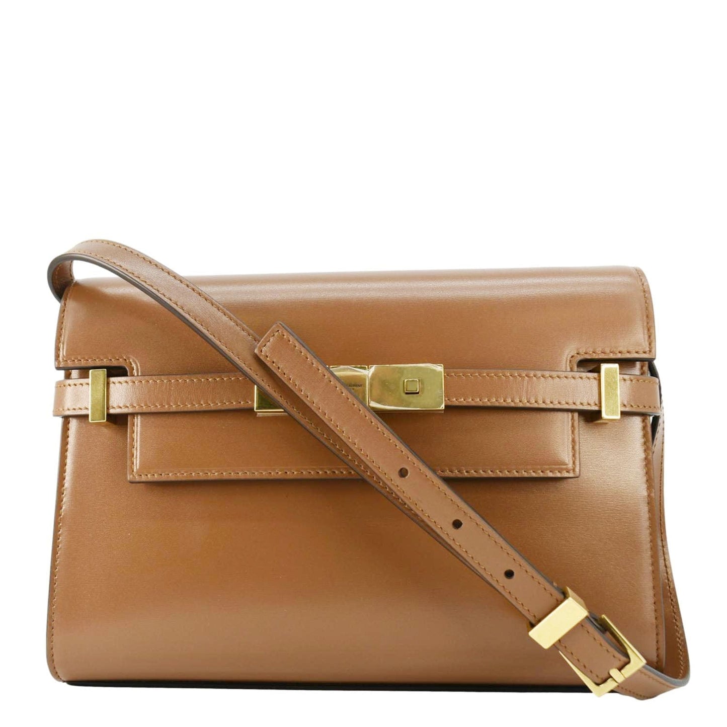 Saint Laurent Manhattan Leather Brown Shoulder Bag