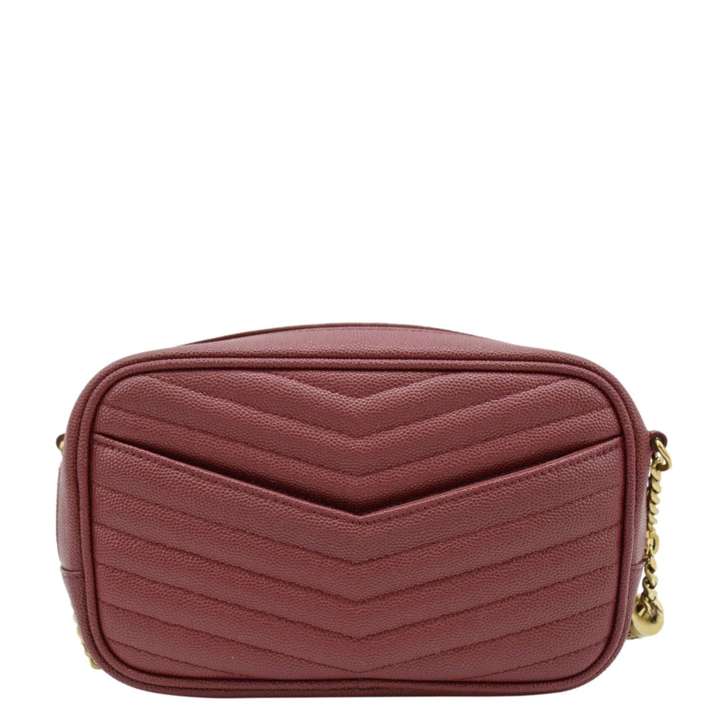 Saint Laurent Lou Leather Red Crossbody Style 12