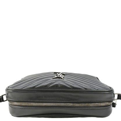 Saint Laurent Lou Leather Black Crossbody Style 35