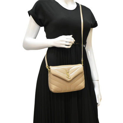 Saint Laurent Loulou Leather Brown Crossbody