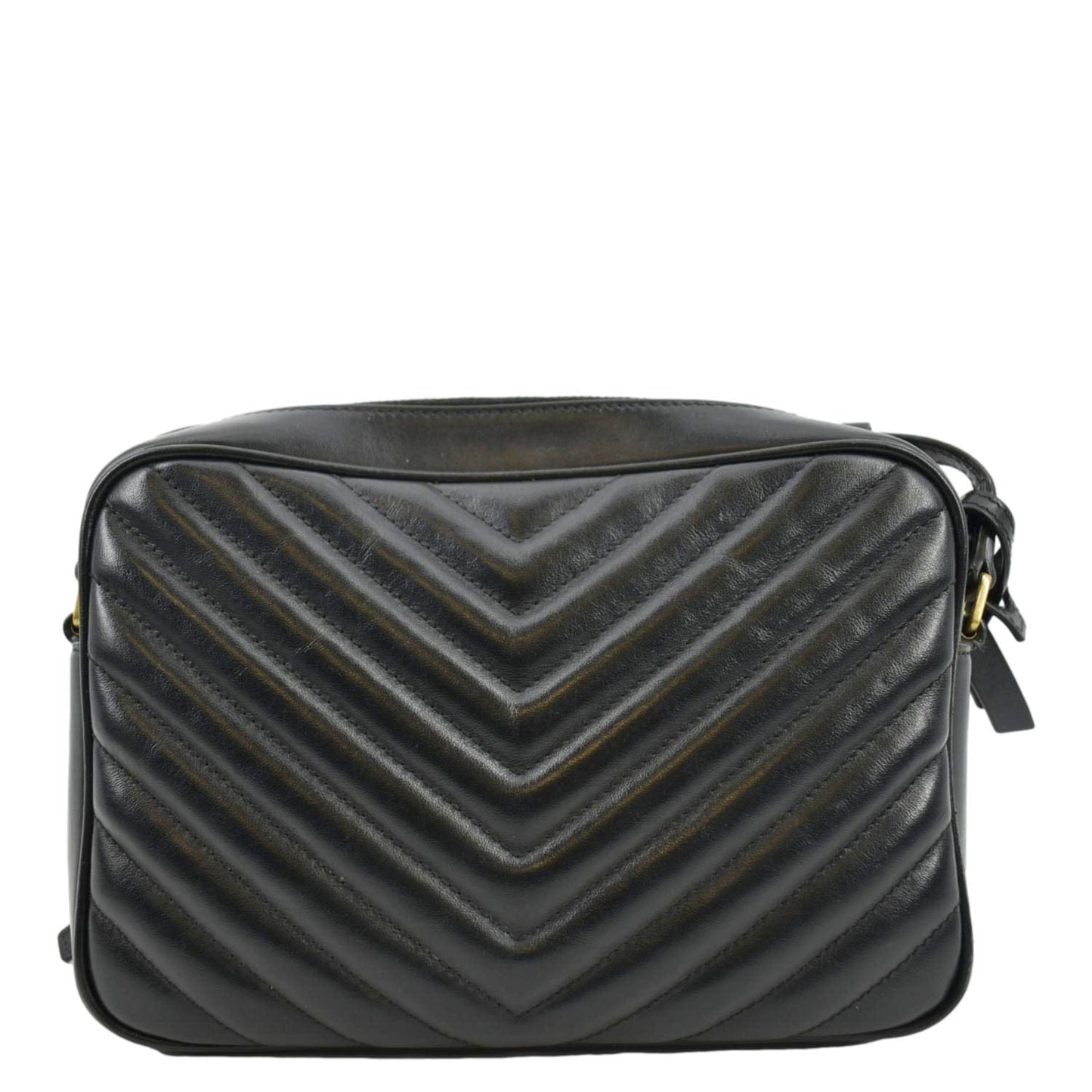 Saint Laurent Lou Leather Black Crossbody Style 27