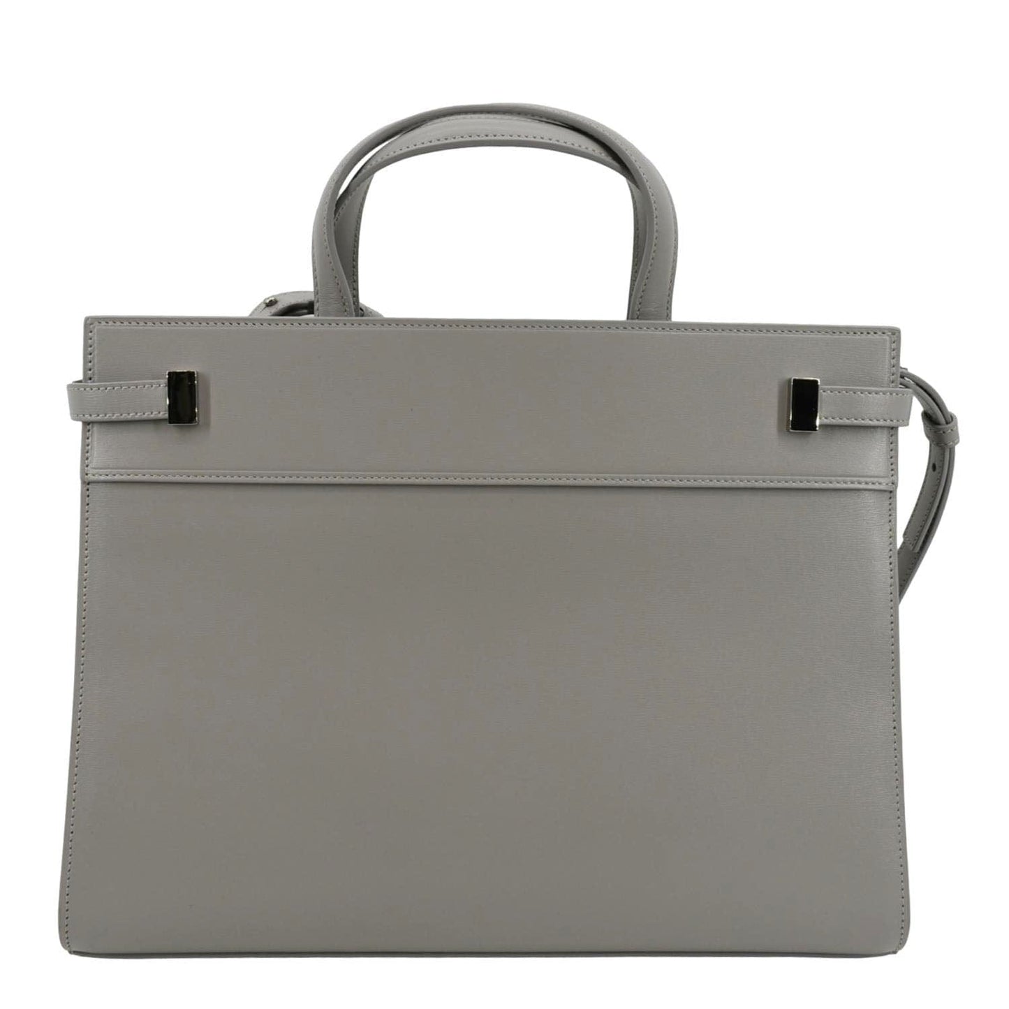 Saint Laurent Manhattan Leather Red Tote Bag Leather