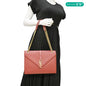 Saint Laurent Envelope Leather Red Shoulder Bag Style 16