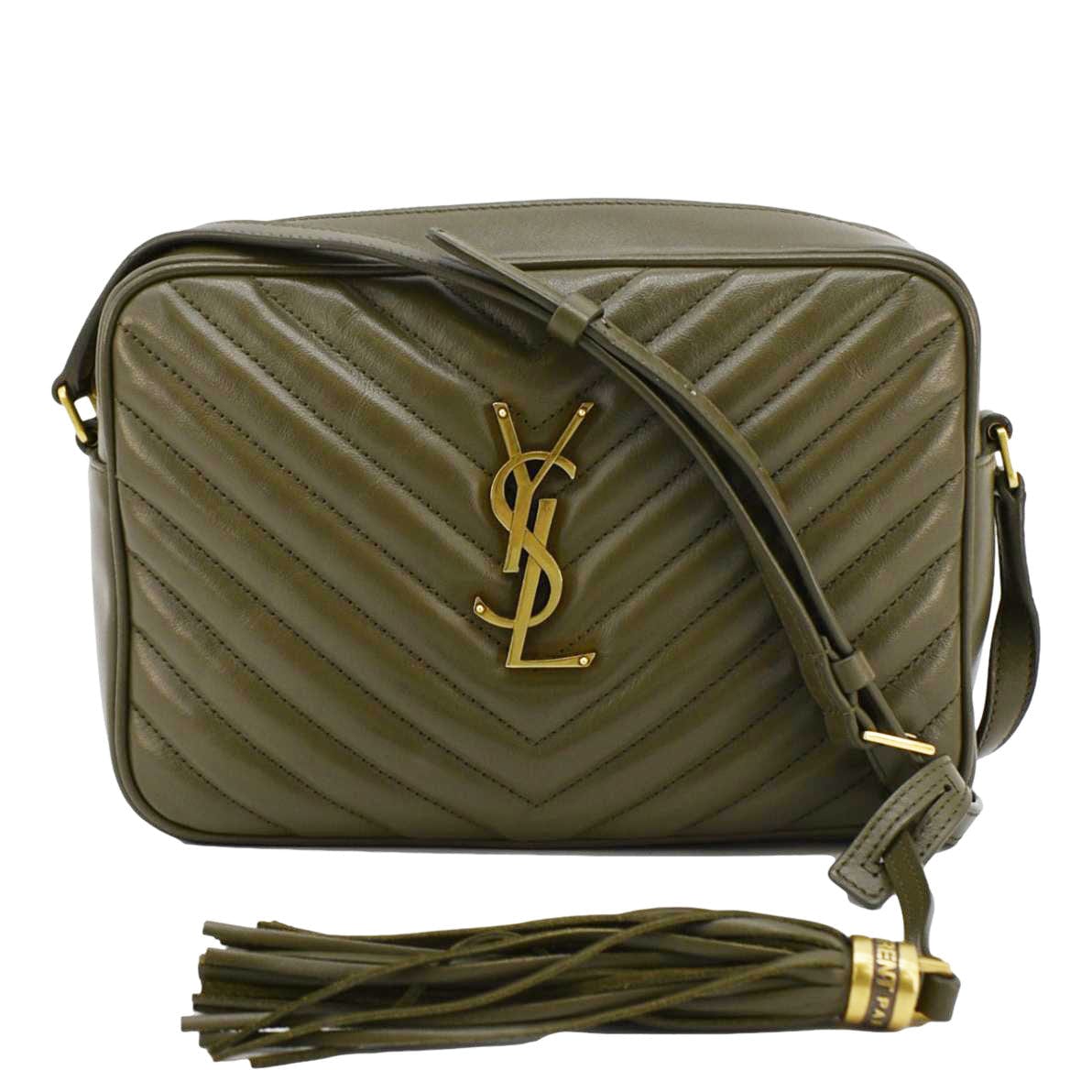 Saint Laurent Lou Leather Red Crossbody Style 13