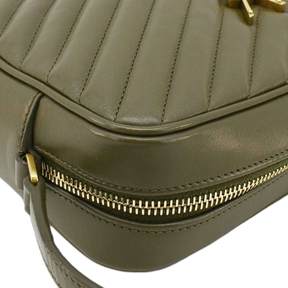 Saint Laurent Lou Leather Red Crossbody Style 13