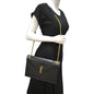 Saint Laurent Envelope Leather Black Crossbody Style 2