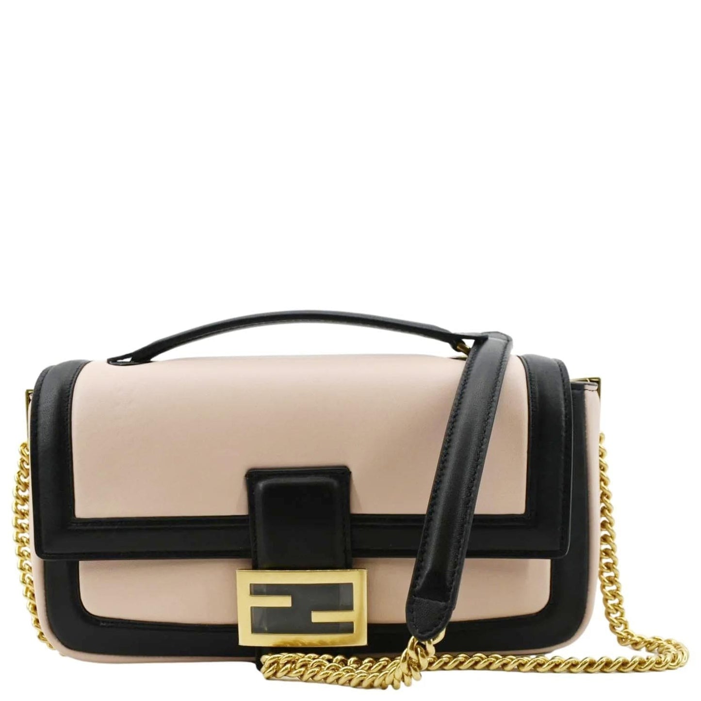Fendi Baguette Leather Red Shoulder Bag Style 102