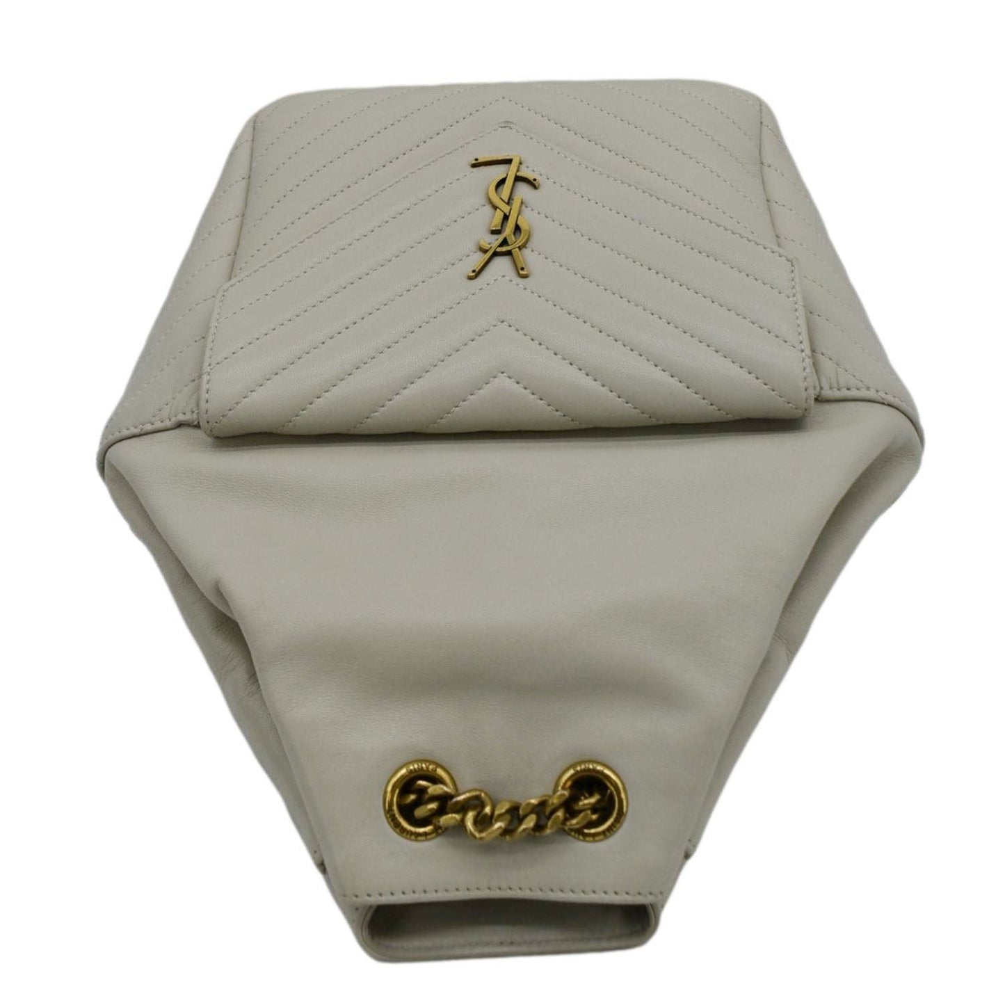 Saint Laurent Leather White Backpack