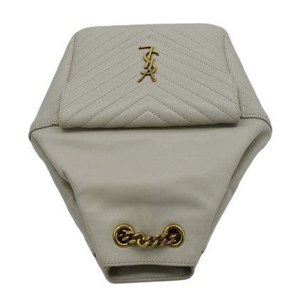 Saint Laurent Leather White Backpack