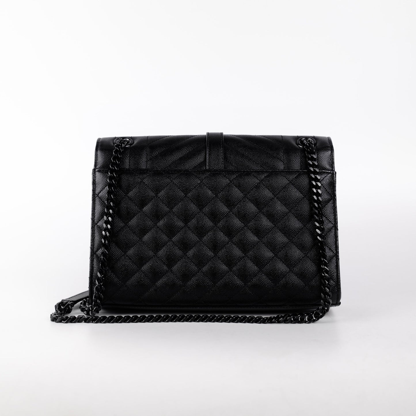 Saint Laurent Envelope Black Shoulder Bag Black