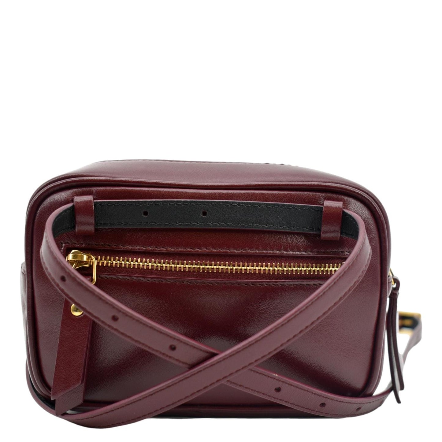 Saint Laurent Lou Leather Red Crossbody Style 5