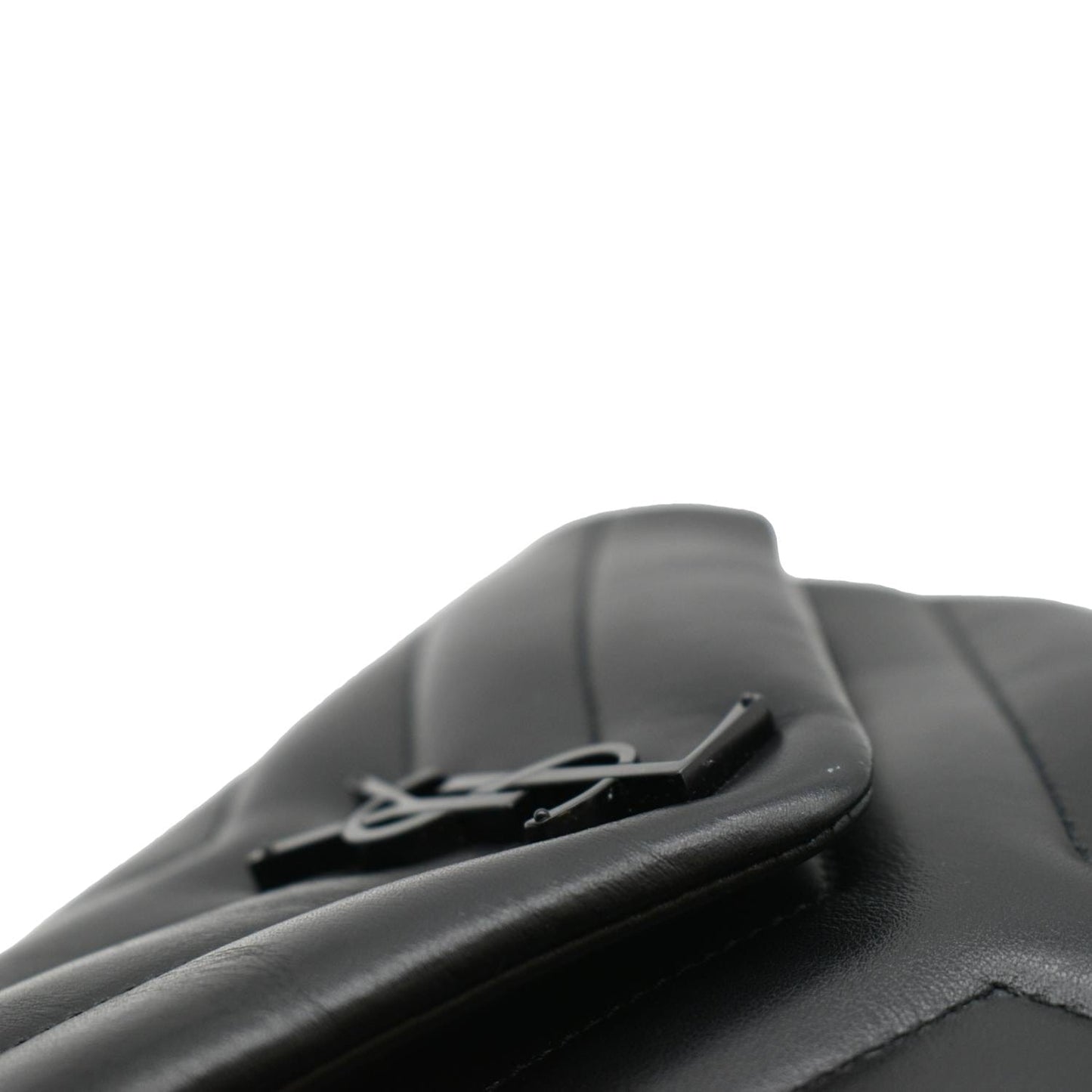Saint Laurent Loulou Leather Black Shoulder Bag Style 5
