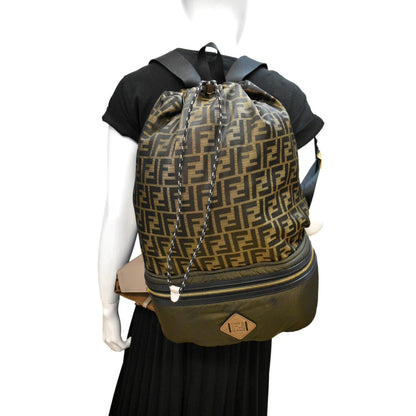Fendi Luxury Canvas Red Backpack Style 5