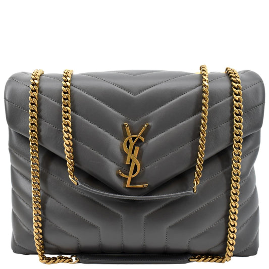 Saint Laurent Loulou Leather Red Shoulder Bag Style 5