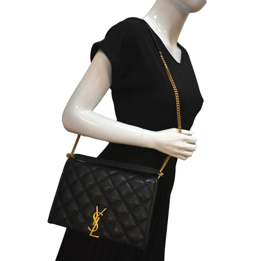 Saint Laurent Leather Black Shoulder Bag Style 4