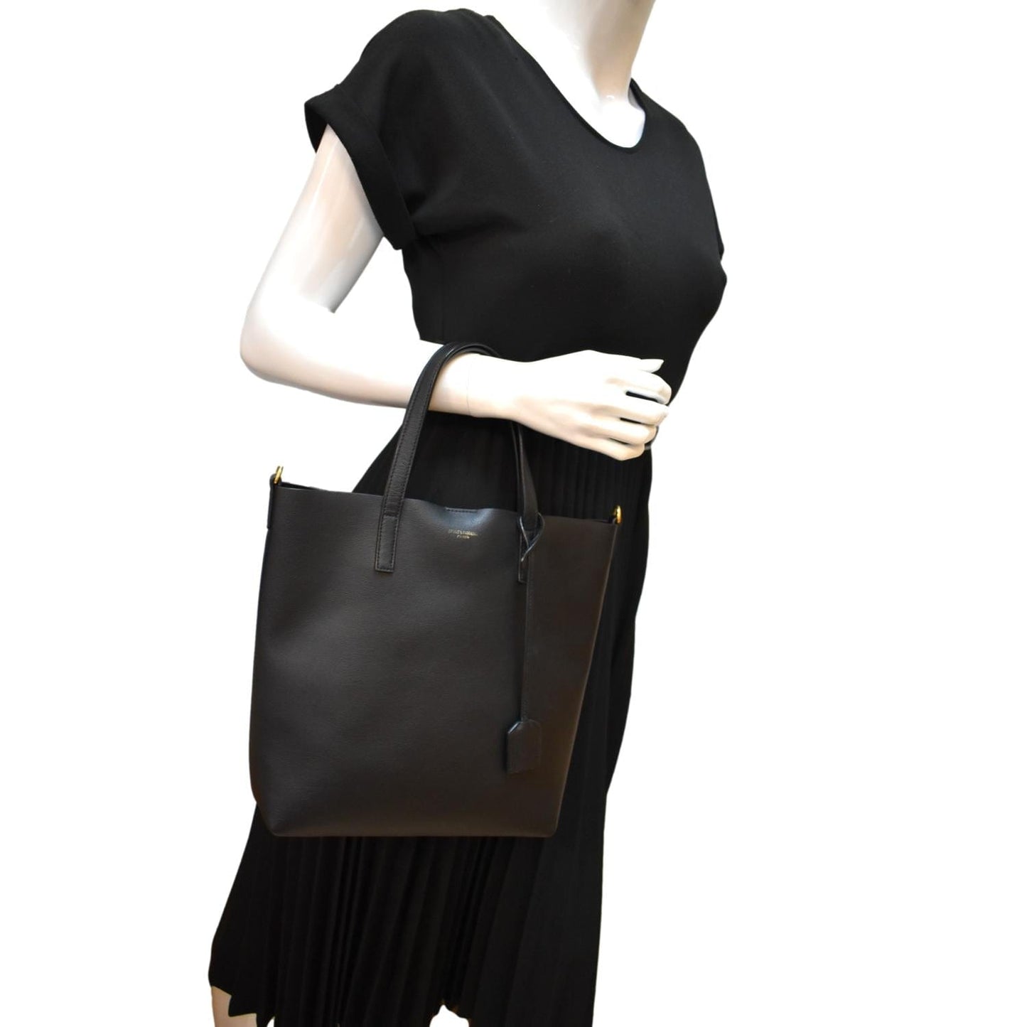 Saint Laurent Toy Leather Black Tote Bag