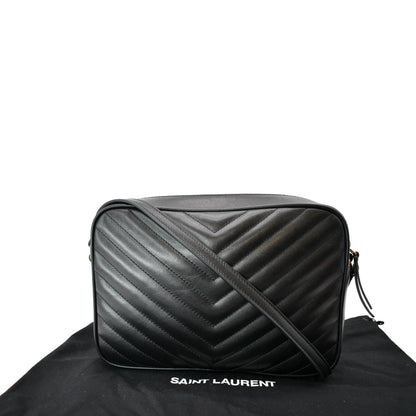 Saint Laurent Lou Leather Black Crossbody Style 12