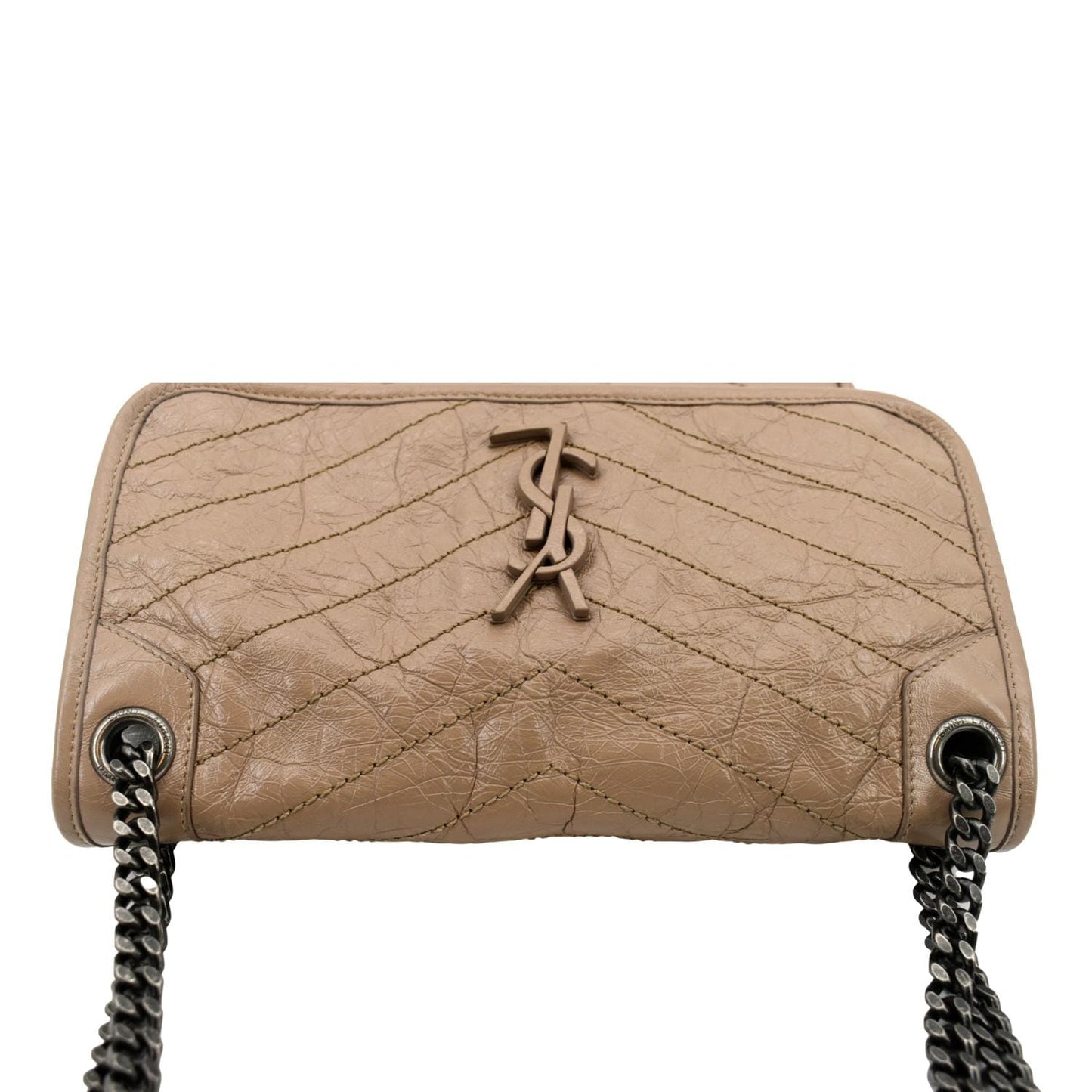 Saint Laurent Niki Leather Brown Crossbody
