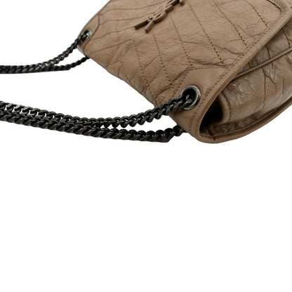 Saint Laurent Niki Leather Brown Crossbody