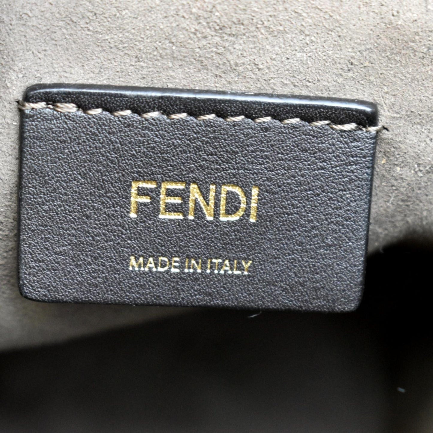 Fendi Mon Tresor Leather Black Handbag