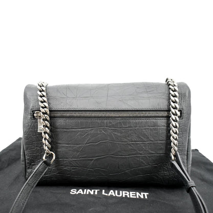 Saint Laurent Luxury Leather Black Crossbody Style 2