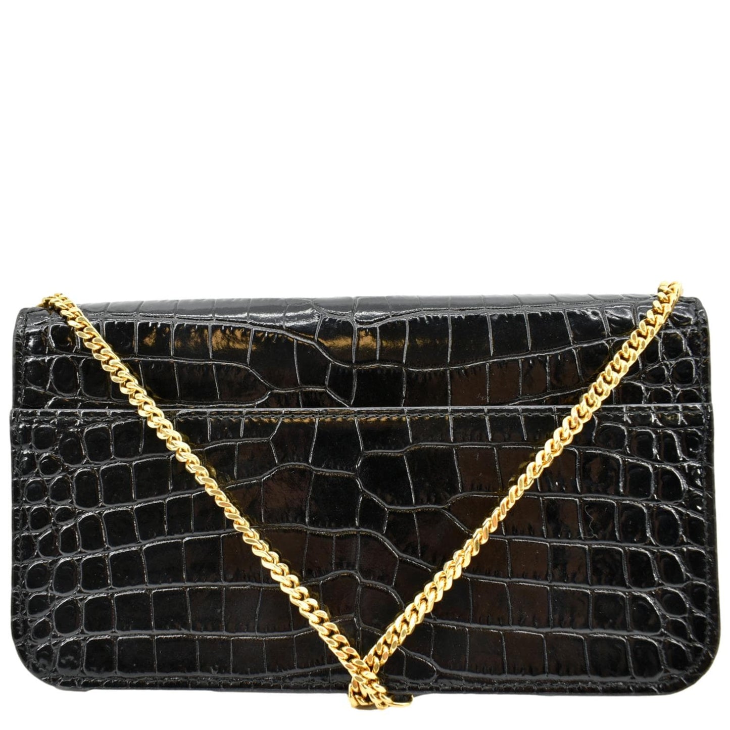 Saint Laurent Kate Leather Black Shoulder Bag Style 8