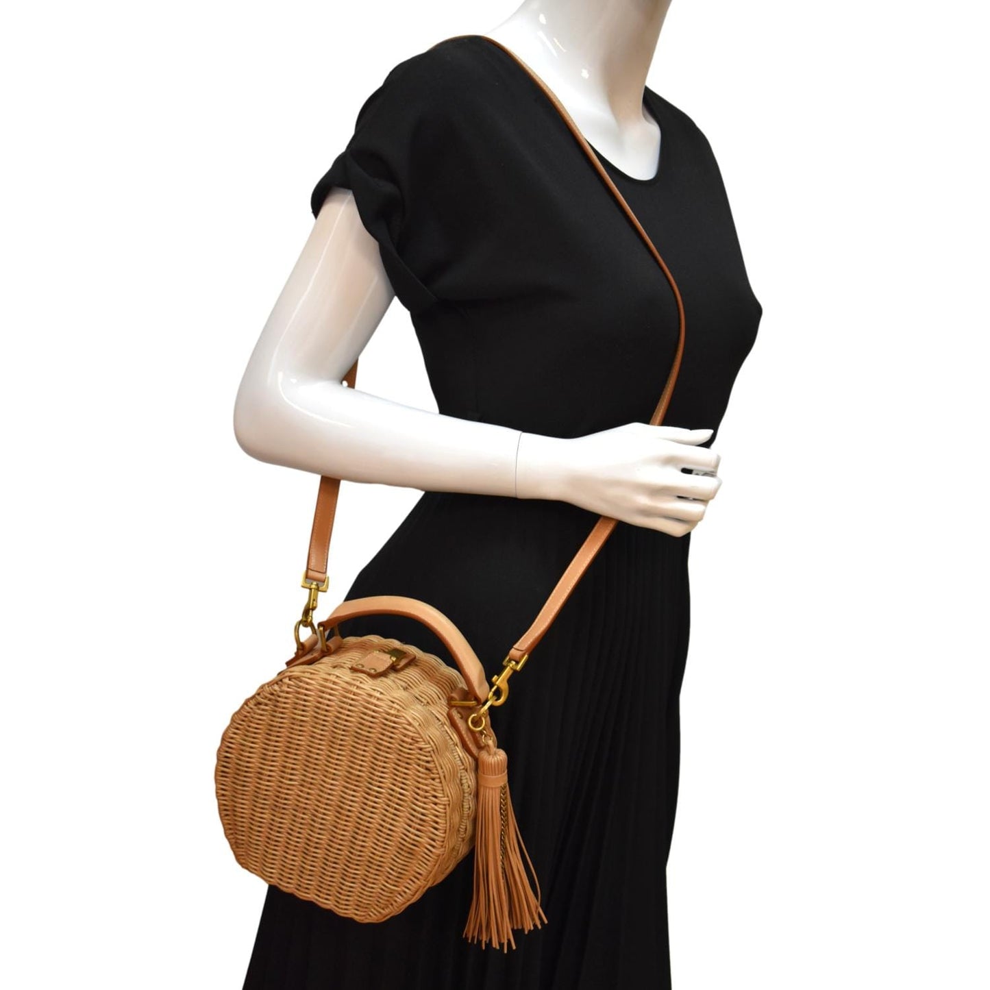 Saint Laurent Leather Beige Crossbody