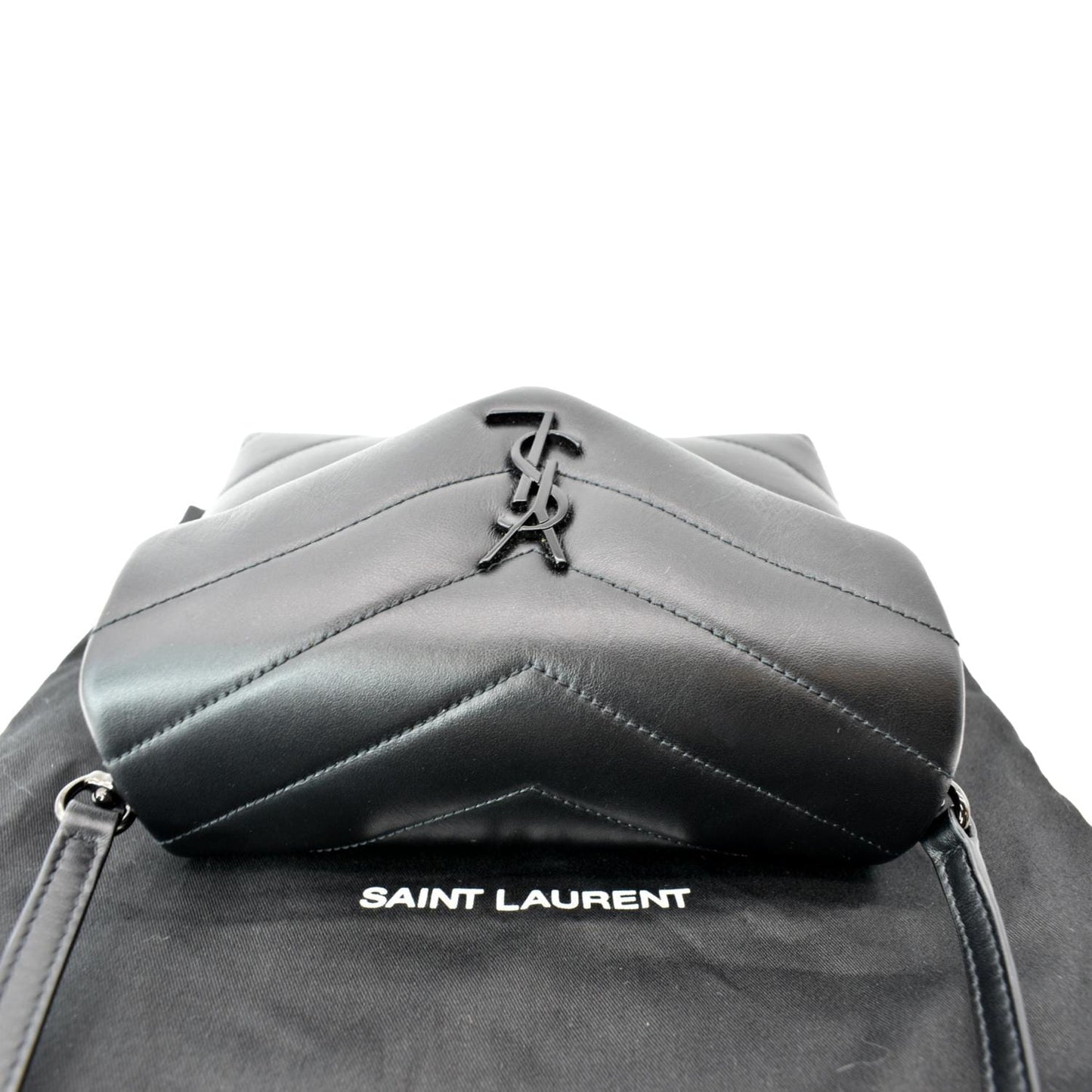 Saint Laurent Loulou Leather Black Crossbody Style 6
