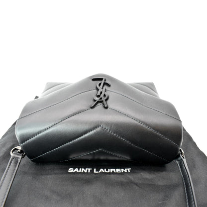Saint Laurent Loulou Leather Black Crossbody Style 6