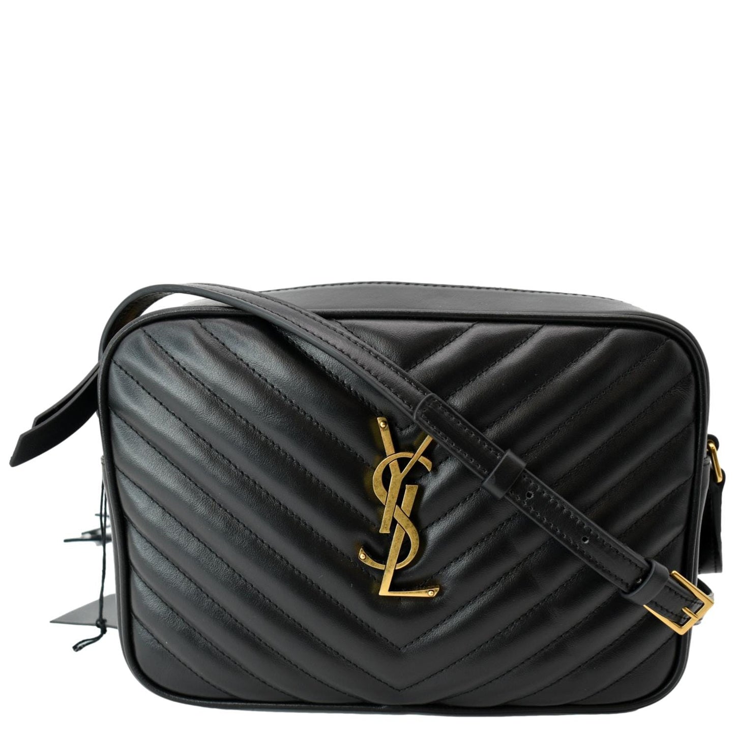 Saint Laurent Lou Leather Black Crossbody Style 14