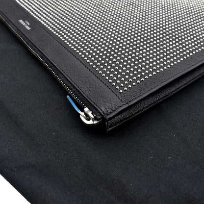 Saint Laurent Leather Black Clutch Leather