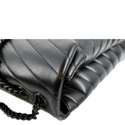 Saint Laurent Loulou Leather Black Shoulder Bag Style 6