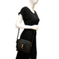 Saint Laurent Lou Leather Black Crossbody Style 15