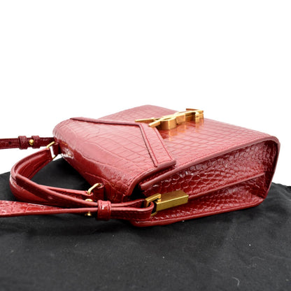 Saint Laurent Cassandra Leather Red Shoulder Bag Style 11