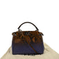 Fendi Peekaboo Leather Brown Shoulder Bag Leather