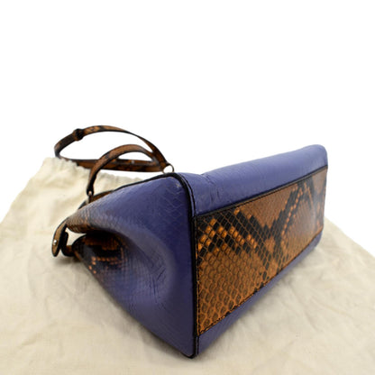 Fendi Peekaboo Leather Brown Shoulder Bag Leather