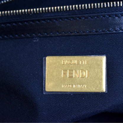 Fendi Baguette Lambskin Black Shoulder Bag