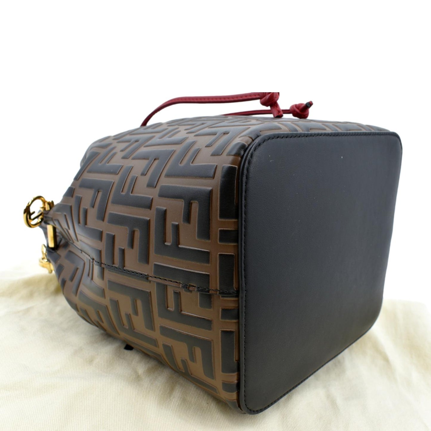 Fendi Sunshine Leather Beige Tote Bag