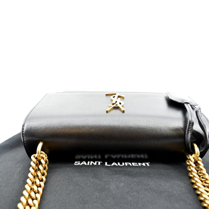 Saint Laurent Sunset Leather Black Shoulder Bag Style 4
