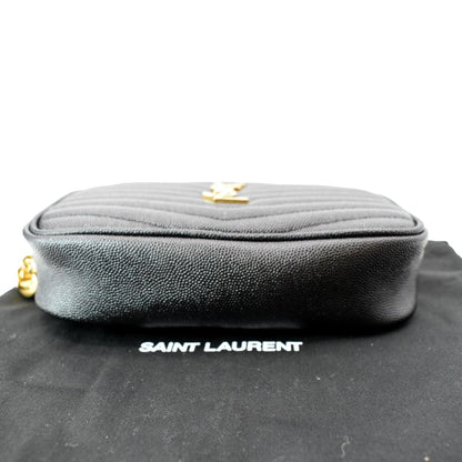 Saint Laurent Lou Leather Black Crossbody Style 13