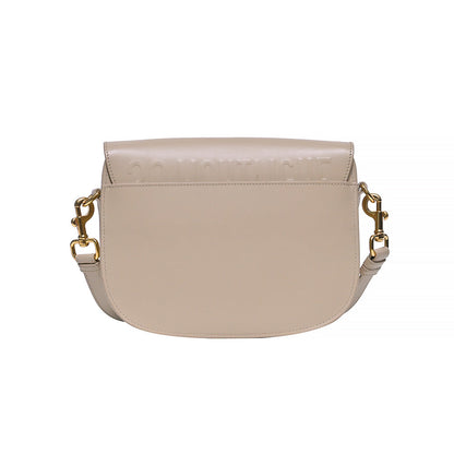 Beige Box Calfskin Leather Medium Dior Bobby Bag Rented Out