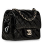 Chanel Classic Flap Patent Leather Black Shoulder Bag Style 11