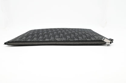 Dior Clutch in Black Oblique Canvas