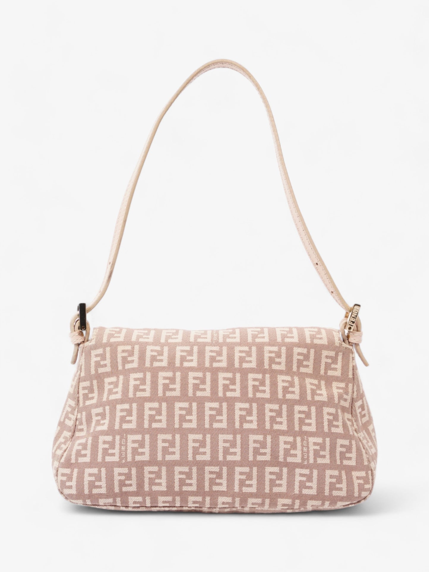 Fendi Chef Dark Brown Zucca Leather Medium